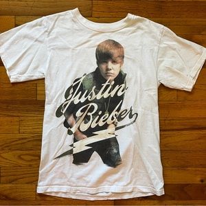JUSTIN BIEBER MY WORLD TOUR MERCH TEE